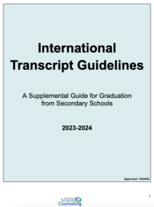 International Credit Guidelines document